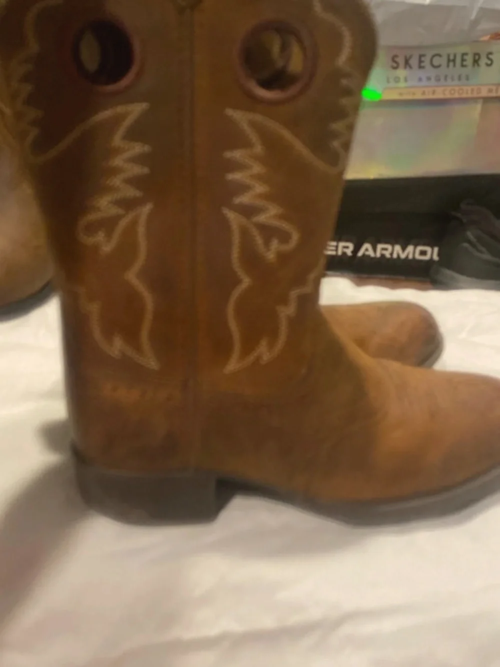 Ariat Kids Brown Western Pull-On Cowboy Boots